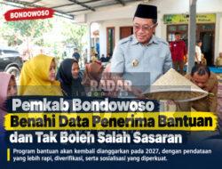 Pemkab Bondowoso Benahi Data Penerima Bantuan dan Tak Boleh Salah Sasaran
