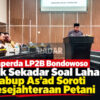 Raperda LP2B Bondowoso Tak Sekadar Soal Lahan, Wabup As’ad Soroti Kesejahteraan Petani