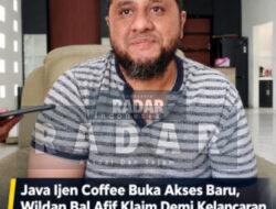 Java Ijen Coffee Buka Akses Baru, Wildan Bal Afif Klaim Demi Kelancaran Kendaraan Saat Panen