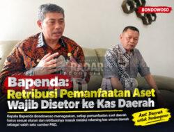 Bapenda; Retribusi Pemanfaatan Aset Wajib Disetor ke Kas Daerah